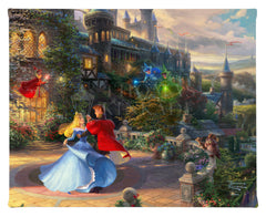 Disney Sleeping Beauty Dancing in the Enchanted Light Wall Art by Thomas Kinkade Studios Canvas Gallery Wrap 24" x 30" Unframed