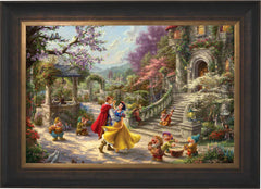 Disney Snow White Dancing in the Sunlight Wall Art by Thomas Kinkade Studios Canvas Gallery Wrap 24" x 30" Unframed