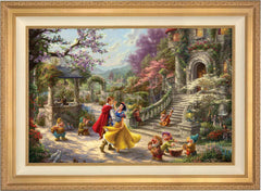 Disney Snow White Dancing in the Sunlight Wall Art by Thomas Kinkade Studios Canvas Gallery Wrap 24" x 30" Unframed