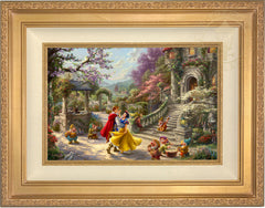 Disney Snow White Dancing in the Sunlight Wall Art by Thomas Kinkade Studios Canvas Gallery Wrap 24" x 30" Unframed