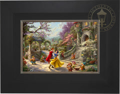 Disney Snow White Dancing in the Sunlight Wall Art by Thomas Kinkade Studios Canvas Gallery Wrap 24" x 30" Unframed