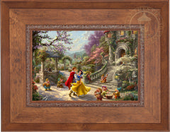 Disney Snow White Dancing in the Sunlight Wall Art by Thomas Kinkade Studios Canvas Gallery Wrap 24" x 30" Unframed