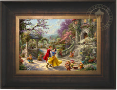 Disney Snow White Dancing in the Sunlight Wall Art by Thomas Kinkade Studios Canvas Gallery Wrap 24" x 30" Unframed