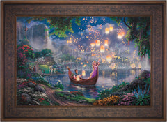 Disney Tangled Wall Art by Thomas Kinkade Studios Canvas Gallery Wrap 24" x 30" Unframed