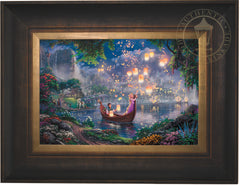 Disney Tangled Wall Art by Thomas Kinkade Studios Canvas Gallery Wrap 24" x 30" Unframed