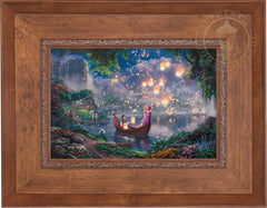 Disney Tangled Wall Art by Thomas Kinkade Studios Canvas Gallery Wrap 24" x 30" Unframed