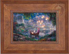 Disney Tangled Wall Art by Thomas Kinkade Studios Canvas Gallery Wrap 24" x 30" Unframed