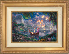 Disney Tangled Wall Art by Thomas Kinkade Studios Canvas Gallery Wrap 24" x 30" Unframed