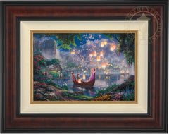 Disney Tangled Wall Art by Thomas Kinkade Studios Canvas Gallery Wrap 24" x 30" Unframed