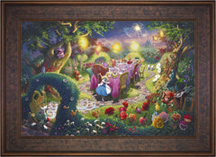 Disney Mad Hatter's Tea Party Wall Art by Thomas Kinkade Studios Canvas Gallery Wrap 8" x 10" Unframed
