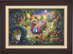 Disney Mad Hatter's Tea Party Wall Art by Thomas Kinkade Studios Canvas Gallery Wrap 8" x 10" Unframed