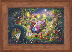 Disney Mad Hatter's Tea Party Wall Art by Thomas Kinkade Studios Canvas Gallery Wrap 8" x 10" Unframed