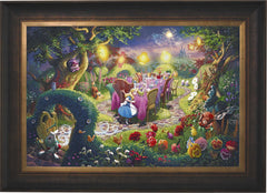 Disney Mad Hatter's Tea Party Wall Art by Thomas Kinkade Studios Canvas Gallery Wrap 8" x 10" Unframed