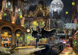 Batman™ Gotham City™ Wall Art by Thomas Kinkade Studios Canvas Gallery Wrap 10" x 14" Unframed
