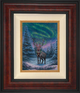 A Reindeer's Finery Wall Art by Zac Kinkade Standard Number Canvas 9" x 12" Gallery Burl