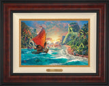 Disney Moana Wall Art by Thomas Kinkade Studios Estate Edition Canvas 12" x 18" Gallery Burl