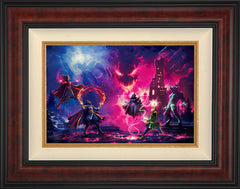 Doctor Strange vs. The Dark Despot Wall Art by Thomas Kinkade Studios Standard Number Canvas 12" x 18" Gallery Burl
