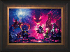 Doctor Strange vs. The Dark Despot Wall Art by Thomas Kinkade Studios Standard Number Canvas 12" x 18" Estate Bronze