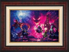Doctor Strange vs. The Dark Despot Wall Art by Thomas Kinkade Studios Standard Number Canvas 18" x 27" Gallery Burl