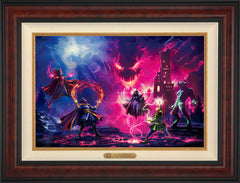 Doctor Strange vs. The Dark Despot Wall Art by Thomas Kinkade Studios Estate Edition Canvas 18" x 27" Gallery Burl