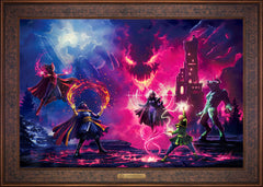 Doctor Strange vs. The Dark Despot Wall Art by Thomas Kinkade Studios Estate Edition Canvas 24" x 36" Gallery Bronze