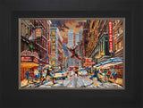 Deadpool - Snow Day Wall Art by Thomas Kinkade Studios Standard Number Canvas 12" x 18" Modern Black