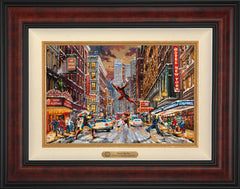 Deadpool - Snow Day Wall Art by Thomas Kinkade Studios Estate Edition Canvas 12" x 18" Gallery Burl