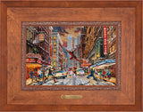 Deadpool - Snow Day Wall Art by Thomas Kinkade Studios Estate Edition Canvas 12" x 18" Rustic Andalucian