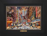 Deadpool - Snow Day Wall Art by Thomas Kinkade Studios Estate Edition Canvas 12" x 18" Modern Black