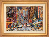 Deadpool - Snow Day Wall Art by Thomas Kinkade Studios Standard Number Canvas 18" x 27" Antique Gold