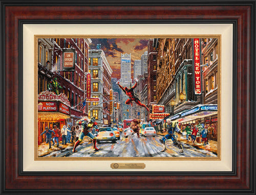 Deadpool - Snow Day Wall Art by Thomas Kinkade Studios Estate Edition Canvas 18