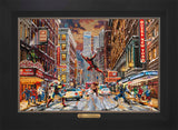 Deadpool - Snow Day Wall Art by Thomas Kinkade Studios Estate Edition Canvas 18" x 27" Modern Black