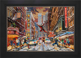 Deadpool - Snow Day Wall Art by Thomas Kinkade Studios Standard Number Canvas 24" x 36" Modern Black