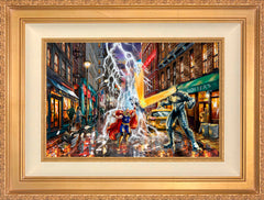 Thor Wall Art by Thomas Kinkade Studios Standard Number Canvas 12" x 18" Antique Gold