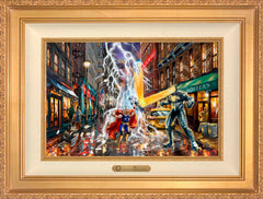 Thor Wall Art by Thomas Kinkade Studios Estate Edition Canvas 12" x 18" Antique Gold
