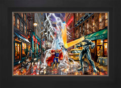 Thor Wall Art by Thomas Kinkade Studios Standard Number Canvas 18" x 27" Modern Black