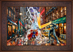 Thor Wall Art by Thomas Kinkade Studios Standard Number Canvas 18" x 27" Gallery Bronze