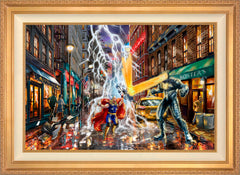 Thor Wall Art by Thomas Kinkade Studios Standard Number Canvas 24" x 36" Antique Gold