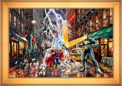 Thor Wall Art by Thomas Kinkade Studios Standard Number Canvas 24" x 36" Gallery Gold