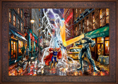 Thor Wall Art by Thomas Kinkade Studios Standard Number Canvas 24" x 36" Gallery Bronze