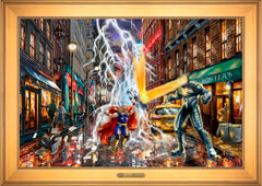 Thor Wall Art by Thomas Kinkade Studios Estate Edition Canvas 24" x 36" Gallery Gold