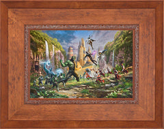 Battle for Wakanda Wall Art by Thomas Kinkade Studios Standard Number Canvas 12" x 18" Rustic Andalucian