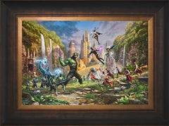 Battle for Wakanda Wall Art by Thomas Kinkade Studios Standard Number Canvas 12" x 18" Estate Bronze