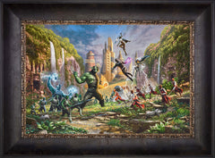 Battle for Wakanda Wall Art by Thomas Kinkade Studios Standard Number Canvas 12" x 18" Cabernet
