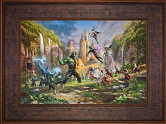 Battle for Wakanda Wall Art by Thomas Kinkade Studios Standard Number Canvas 12" x 18" Gallery Bronze