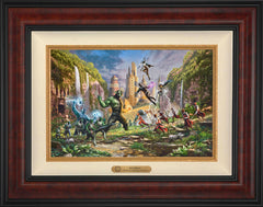 Battle for Wakanda Wall Art by Thomas Kinkade Studios Estate Edition Canvas 12" x 18" Gallery Burl