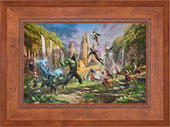 Battle for Wakanda Wall Art by Thomas Kinkade Studios Standard Number Canvas 18" x 27" Rustic Andalucian