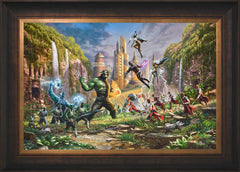 Battle for Wakanda Wall Art by Thomas Kinkade Studios Standard Number Canvas 18" x 27" Estate Bronze