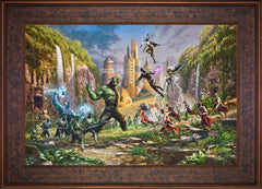 Battle for Wakanda Wall Art by Thomas Kinkade Studios Standard Number Canvas 18" x 27" Gallery Bronze