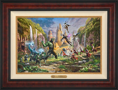 Battle for Wakanda Wall Art by Thomas Kinkade Studios Estate Edition Canvas 18" x 27" Gallery Burl